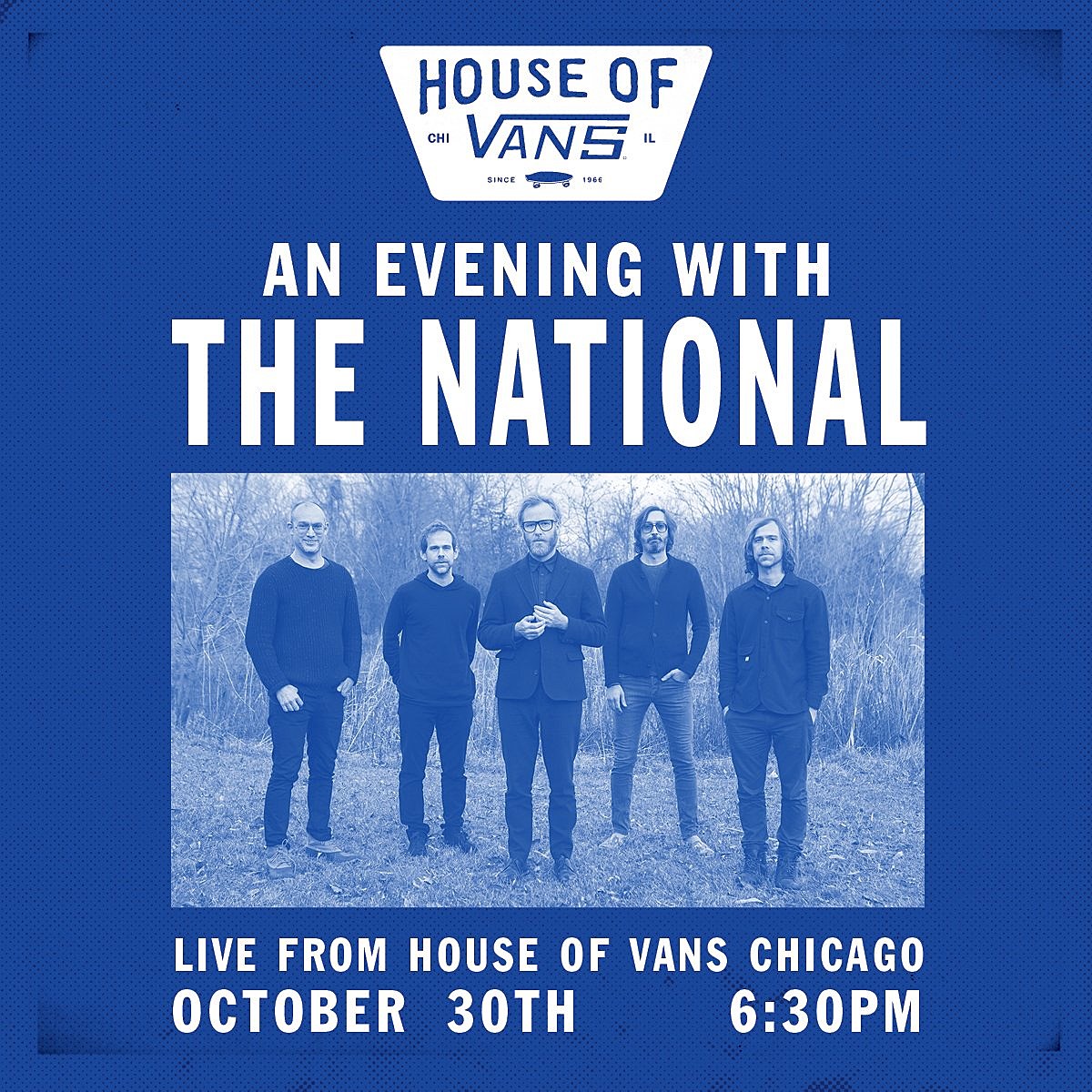 The National playing free show at House of Vans on Monday