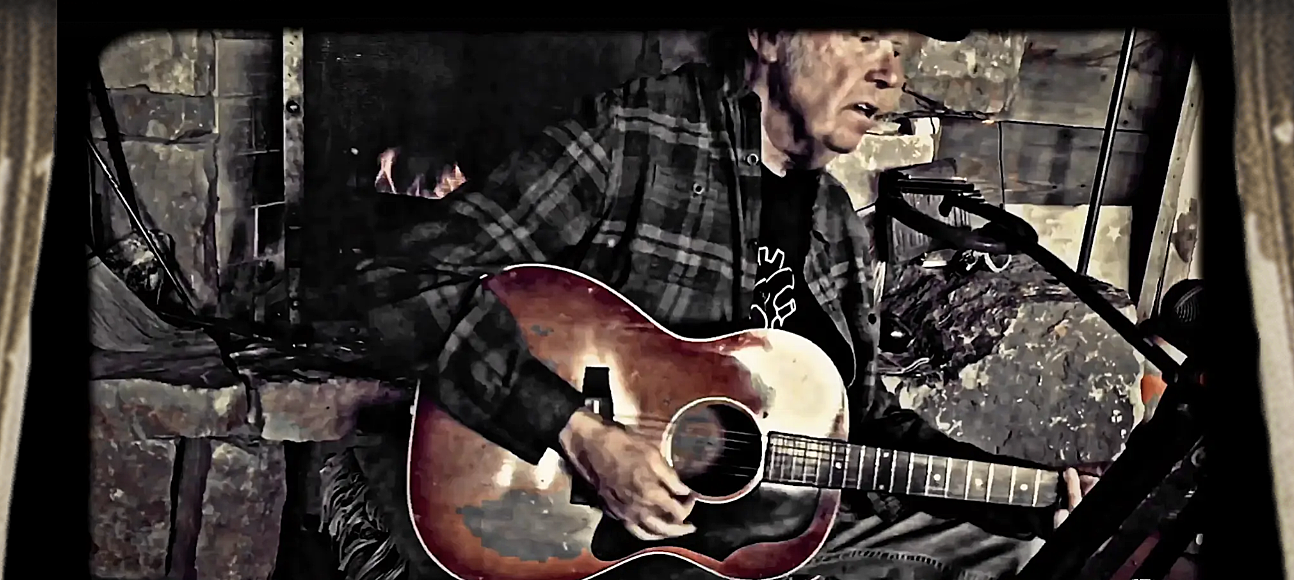 watch Neil Young’s gorgeous new fireside session