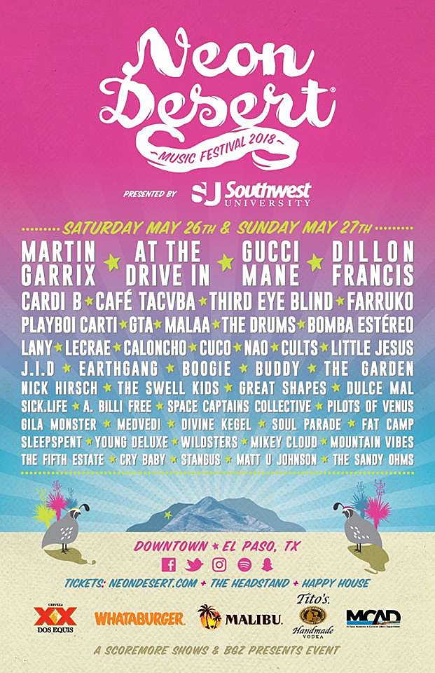 At the Drive In headlining El Paso fest Neon Desert (lineup)