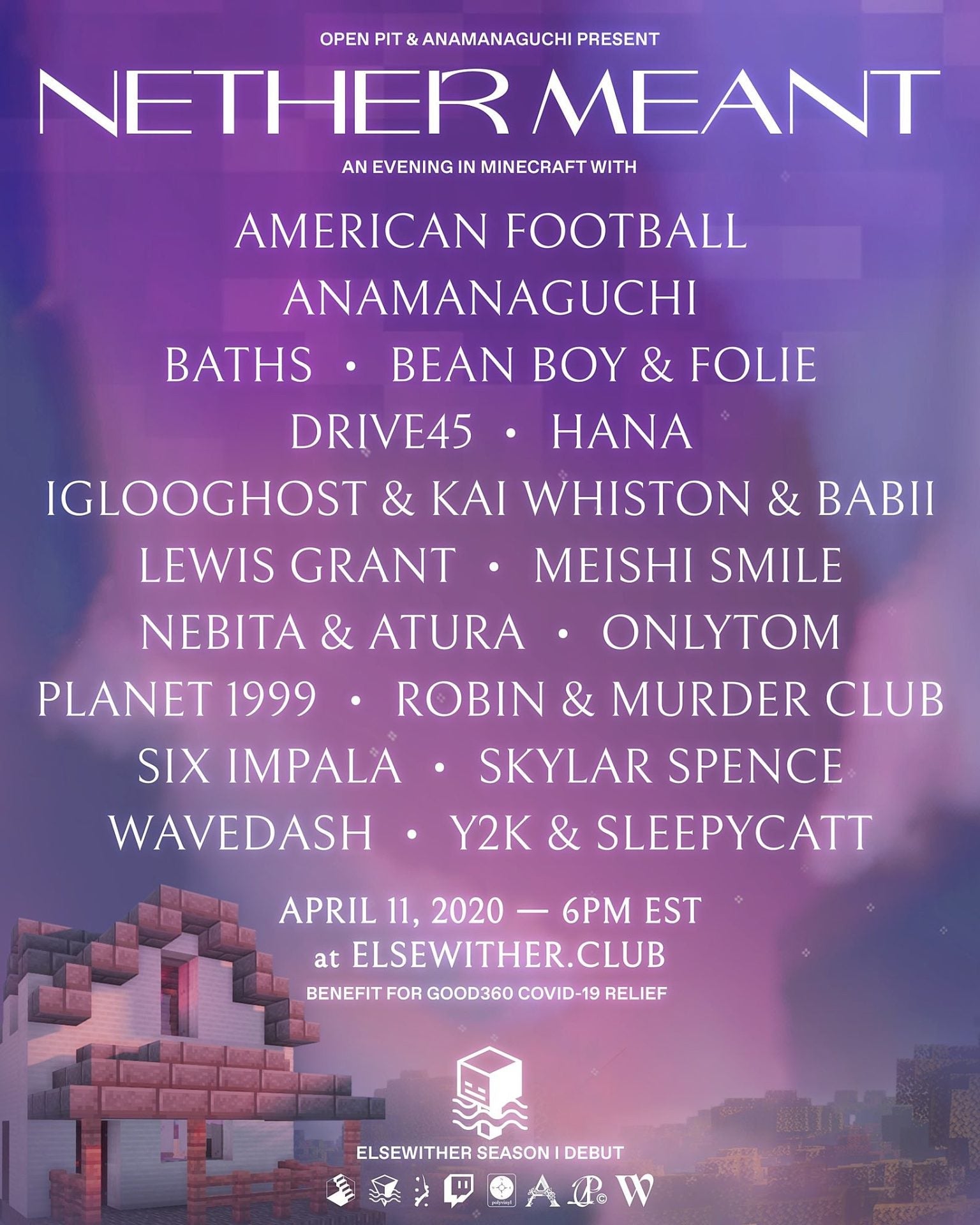 American Football, Anamanaguchi & more playing Minecraft festival Nether Meant