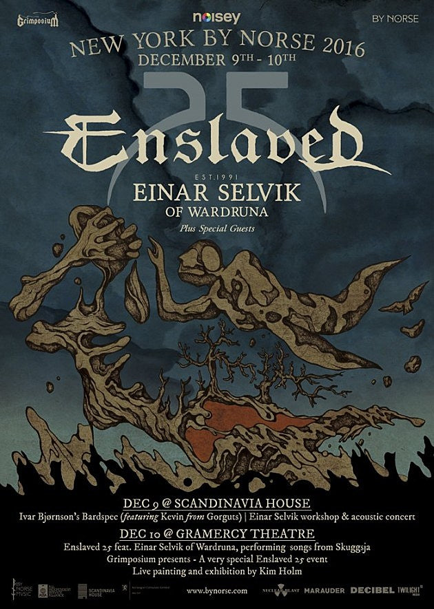 Enslaved playing 2-night anniversary shows/seminars at Gramercy Theatre
