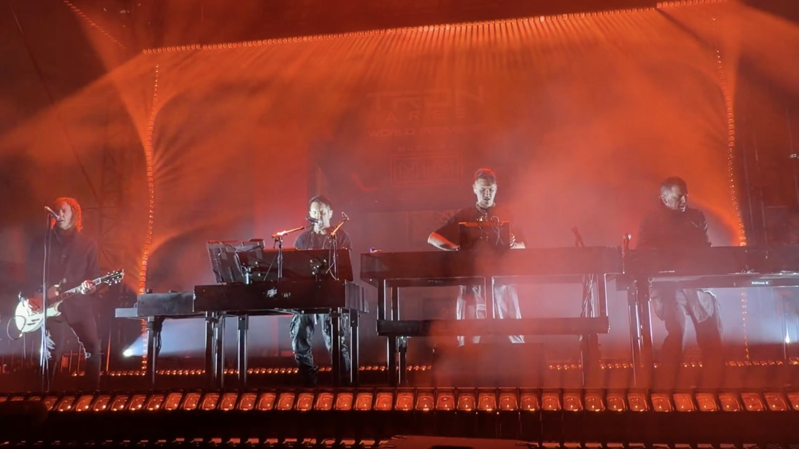 Watch Nine Inch Nails w/ Boys Noize premiere ‘Tron: Ares’ songs at film’s premiere