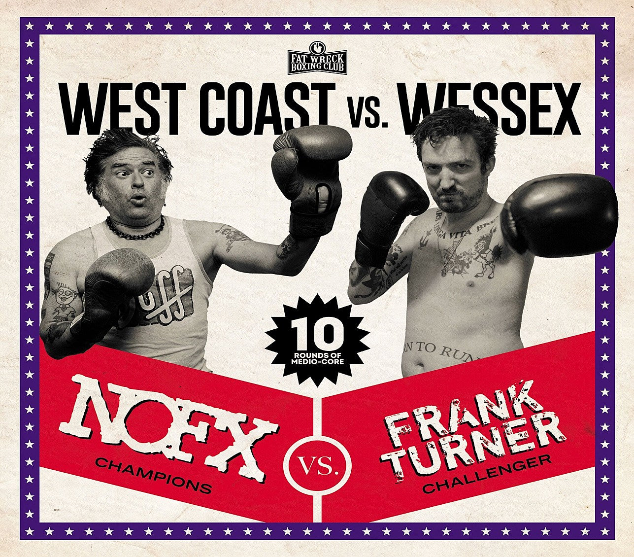 Stream NOFX and Frank Turner’s split album where they cover each other, ‘West Coast Vs. Wessex’