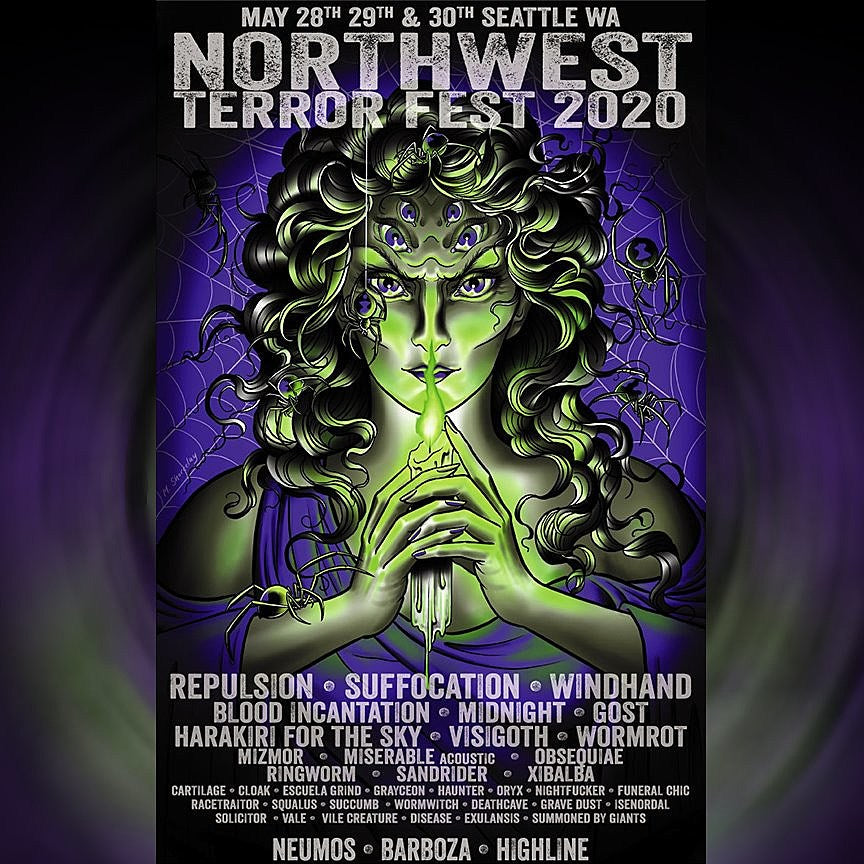 Metal tours announced: Possessed, Satan, Church of Misery, Evoken, Northwest Terror Fest, more