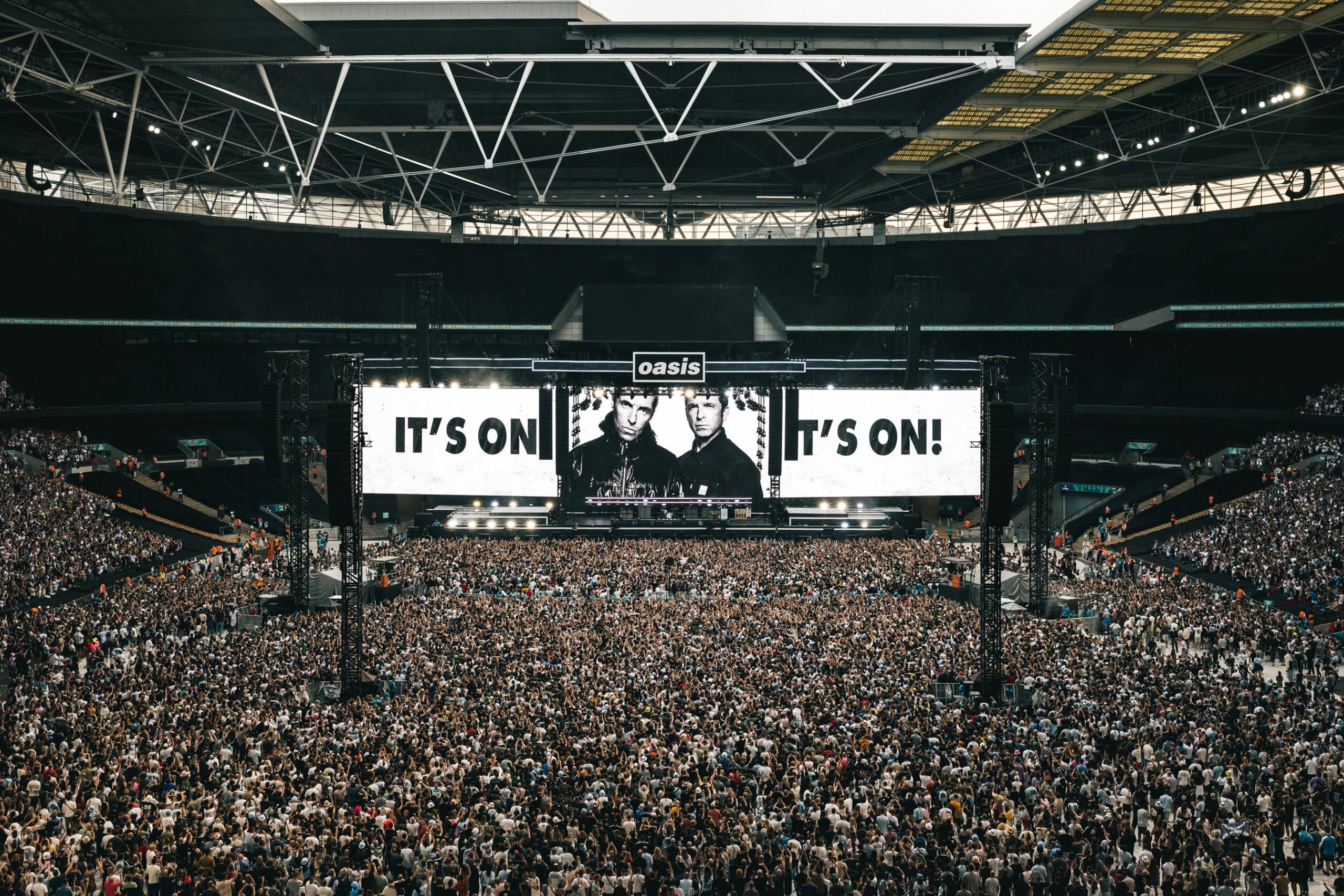 Oasis “shocked and saddened” after man falls to death at Wembley Stadium show