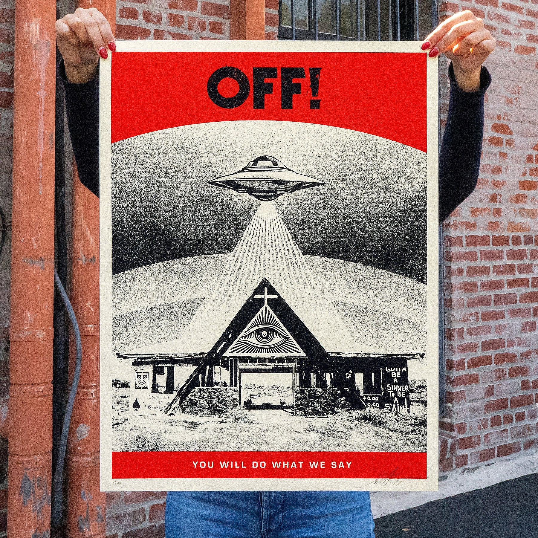 OFF! still making film; Shepard Fairey selling limited prints to help fund it