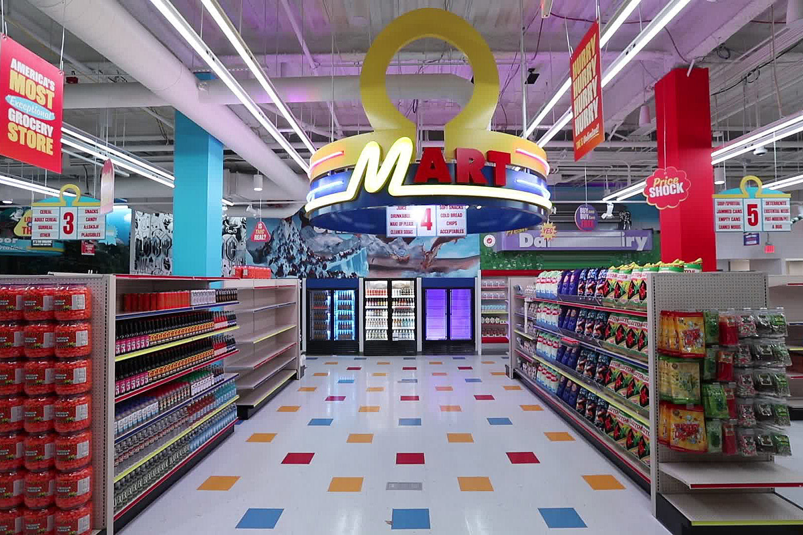 Brian Eno, Beach House & more scoring surrealistic “Omega Mart” exhibition