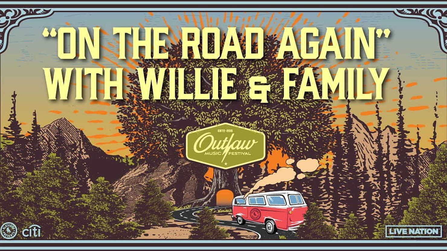 Willie Nelson announces 2021 Outlaw Music Fest tour w/ Sturgill Simpson, Lucinda Williams & more