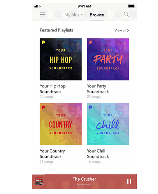 Pandora launch personalized playlists to beat competitors’ “generic buckets of music”