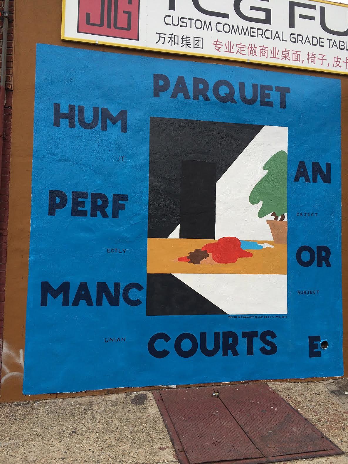 is this mural the cover art to the new Parquet Courts album?