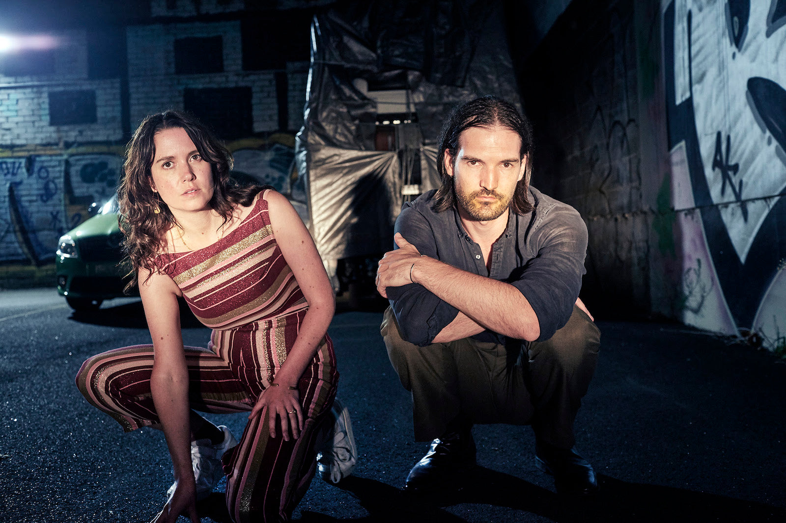 Sax/drums duo Party Dozen announce new album ‘Crime in Australia,’ share “The Big Man Upstairs” video