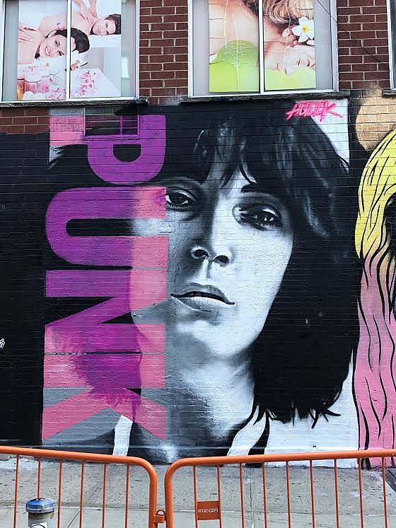 new Patti Smith mural on display in NYC; poetry book out now