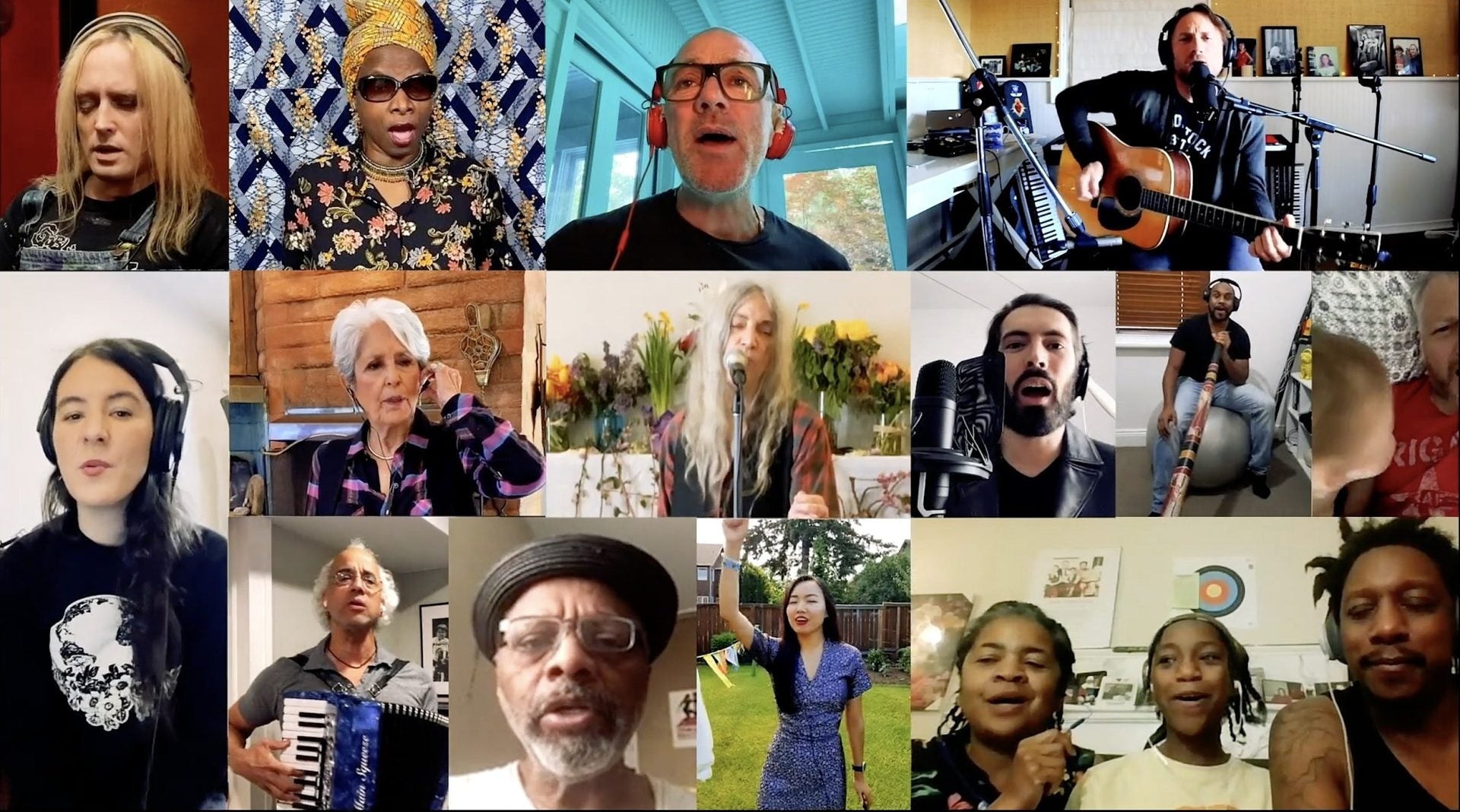 watch Patti Smith, Michael Stipe, Joan Baez & more sing “People Have the Power”