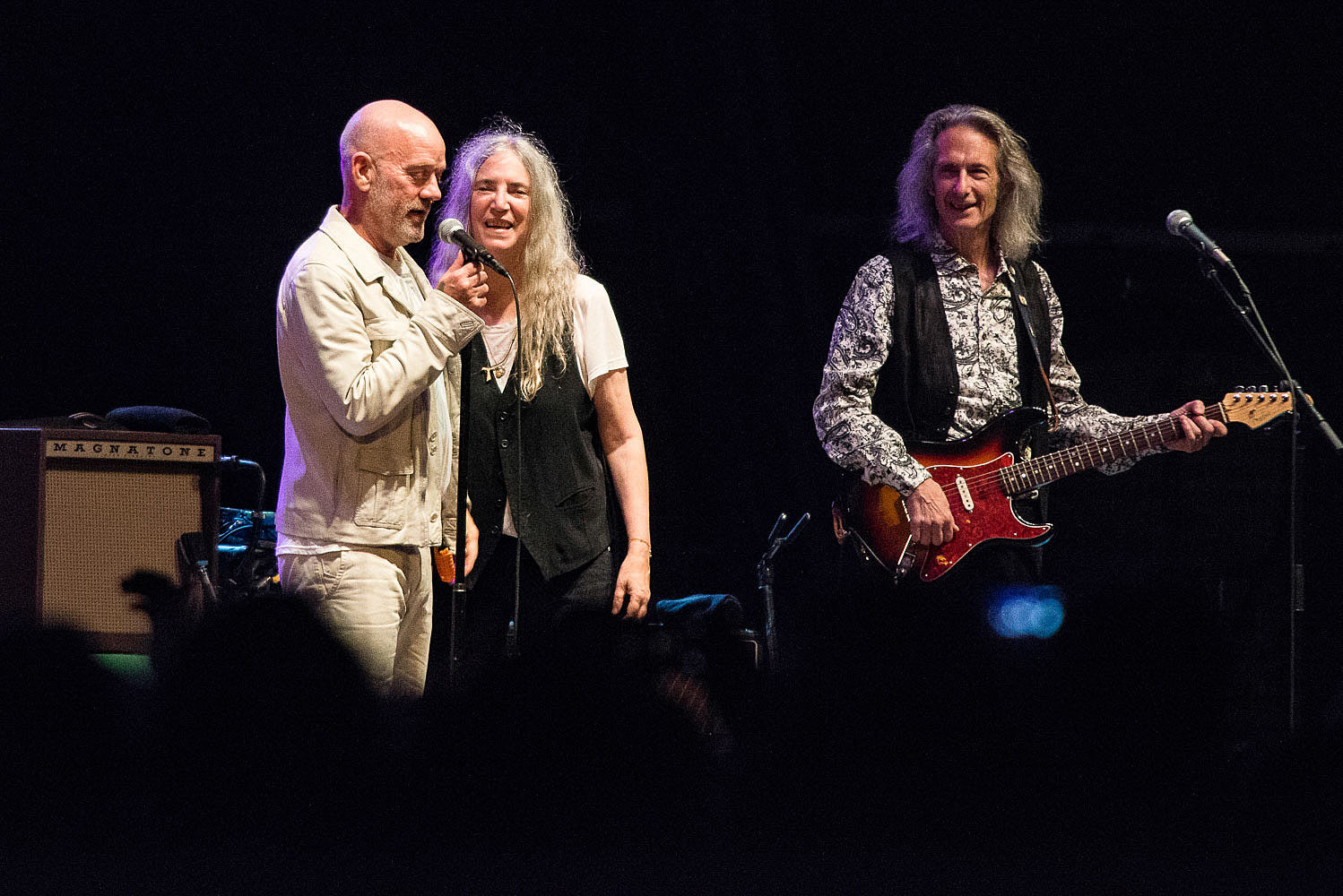 Patti Smith (and guest Michael Stipe) played SummerStage (pics, video, setlist)
