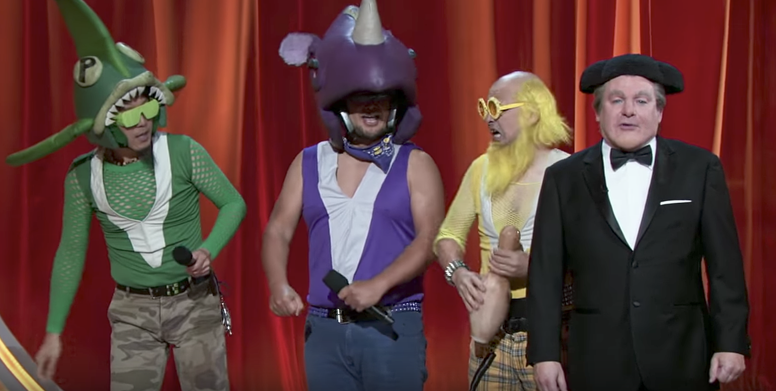 Peelander-Z were on ‘The Gong Show’ and in a Power Rangers short (watch), touring