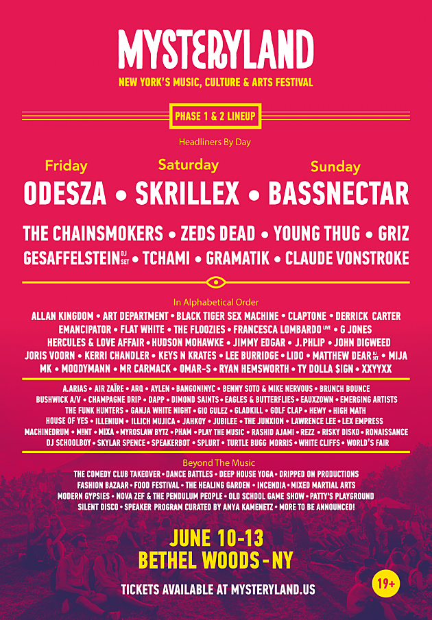 Mysteryland USA adds Ty Dolla $ign, XXYYXX, Jimmy Edgar, Hercules & Love Affair, Hudson Mohawke, more
