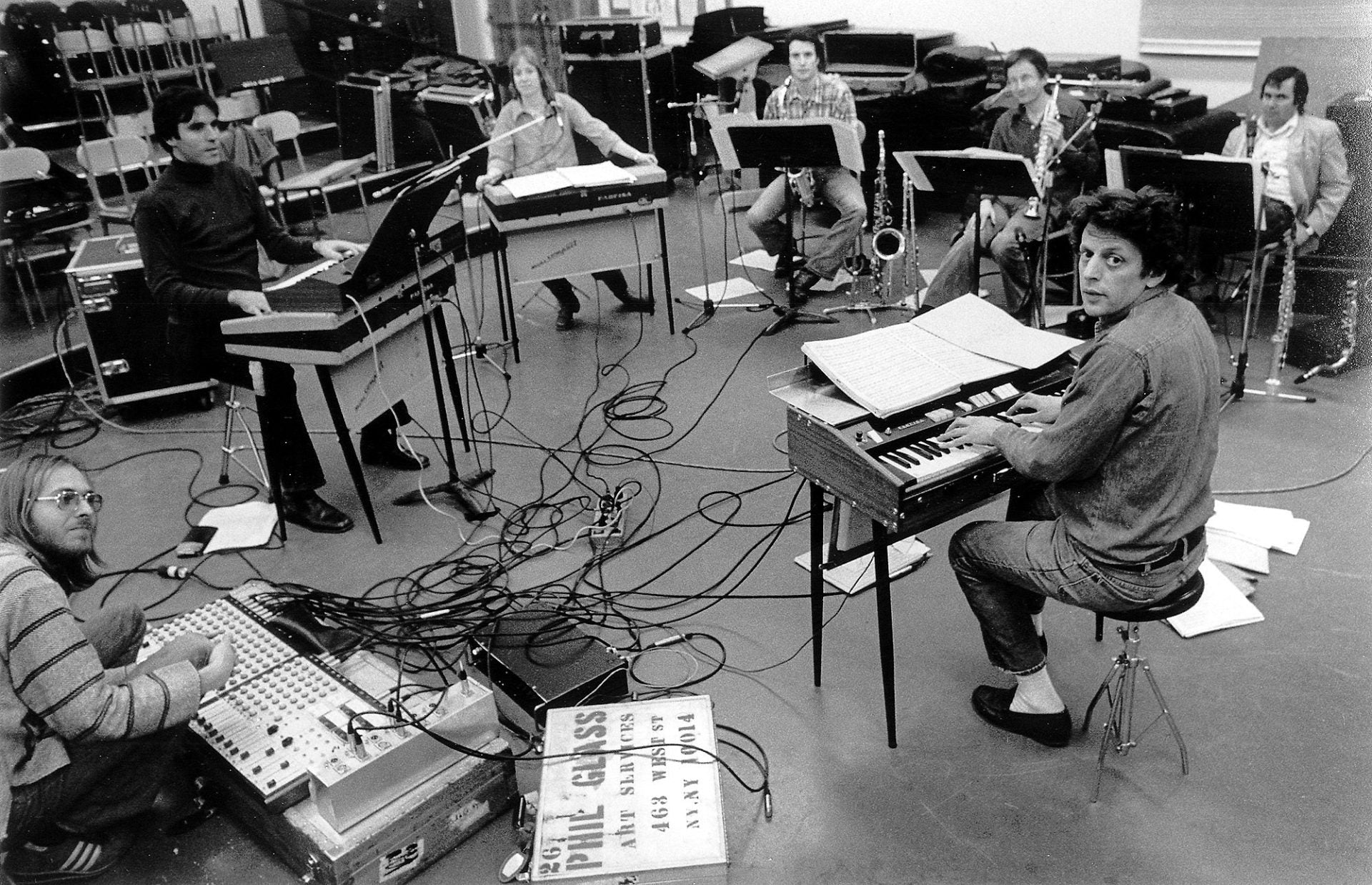 Philip Glass Ensemble performing ‘Music in 12 Parts’ at Town Hall this fall