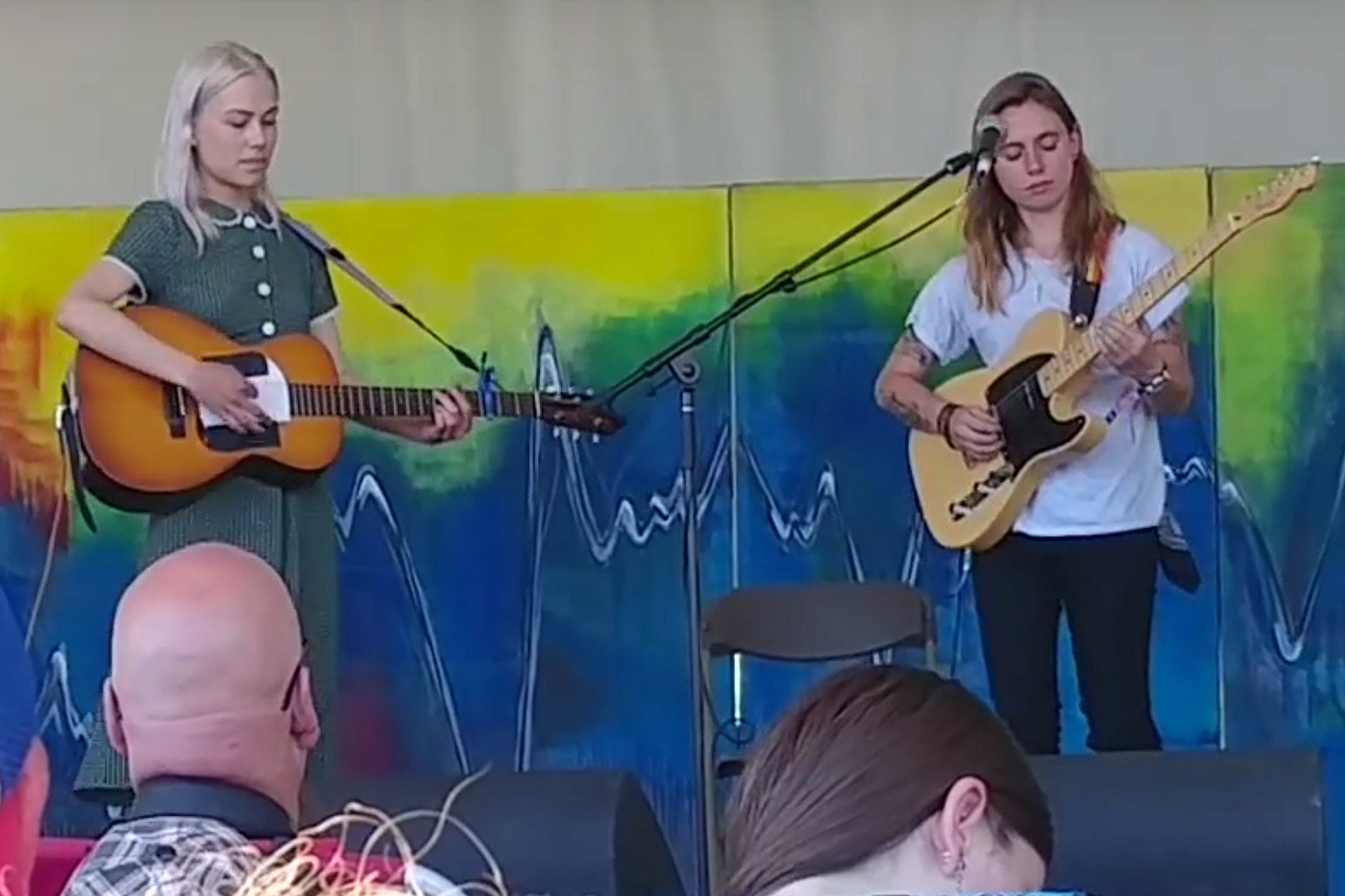 Julien Baker sang w/ Phoebe Bridgers & played new songs at Winnipeg Folk Fest