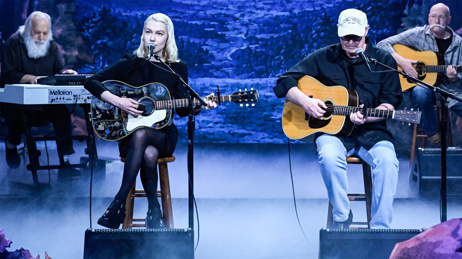 Phoebe Bridgers backed by older men in 2nd surprise Fallon performance this week