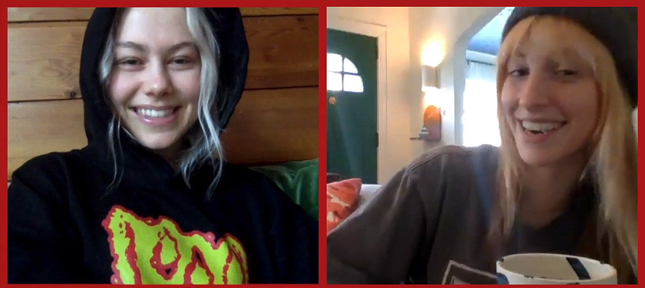 watch Phoebe Bridgers & Hayley Williams talk coping with coronavirus isolation & more