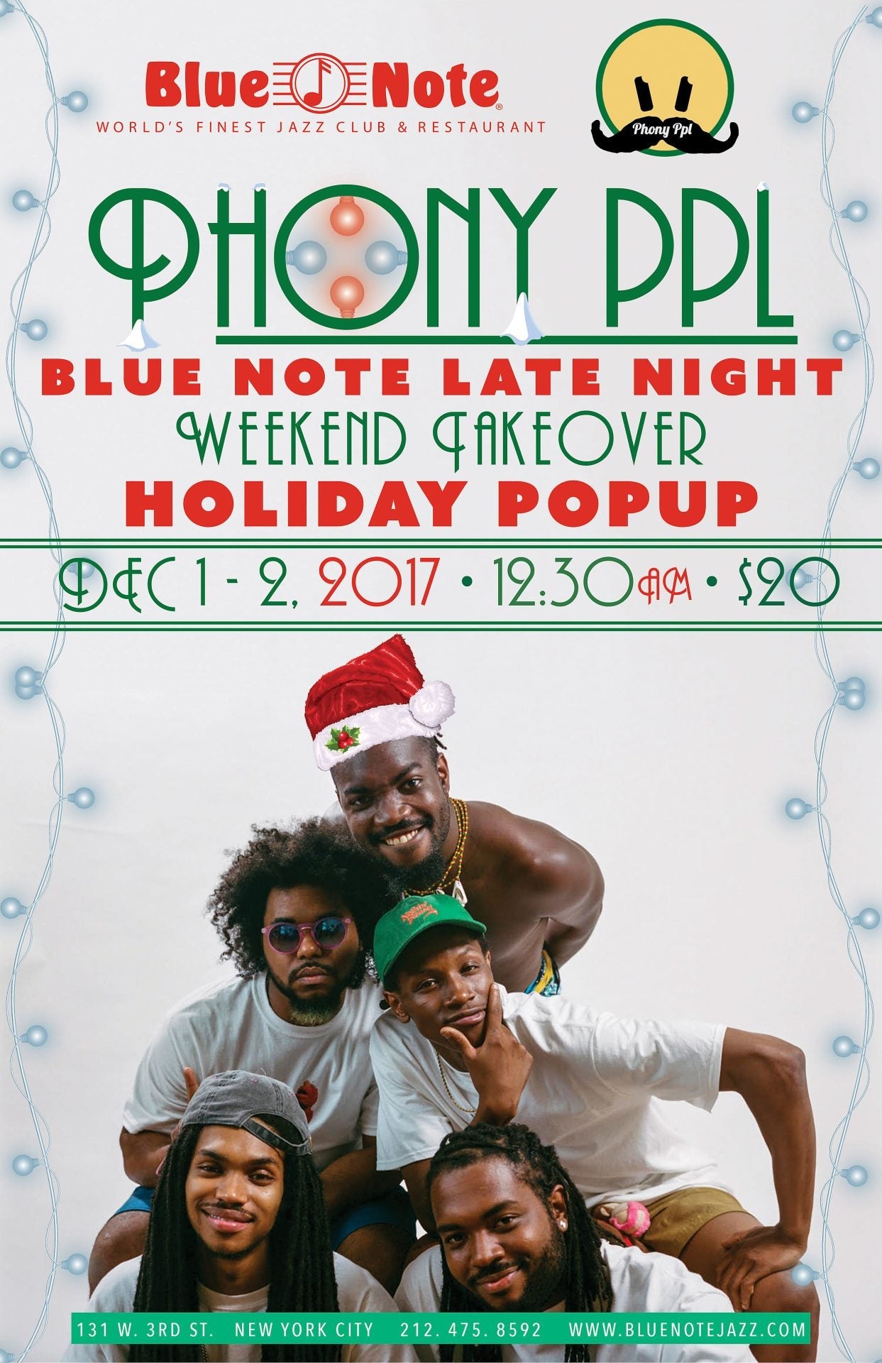Phony PPL playing last-minute holiday shows at Blue Note this weekend