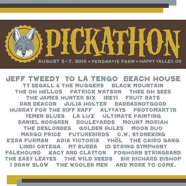Pickathon announces 2016 lineup (tickets on sale)
