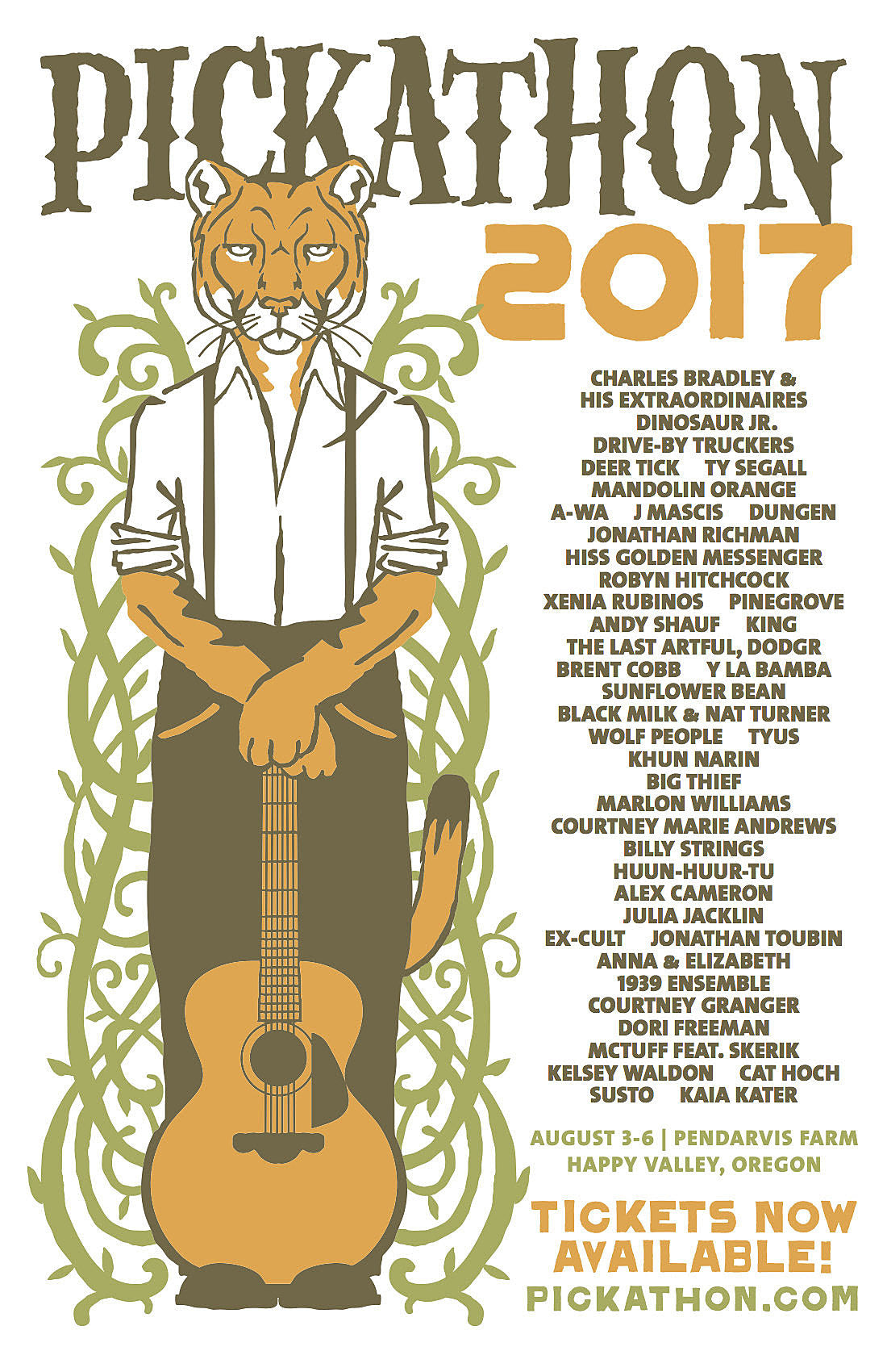 Pickathon 2017 lineup: Charles Bradley, Dinosaur Jr, Drive-By Truckers, more