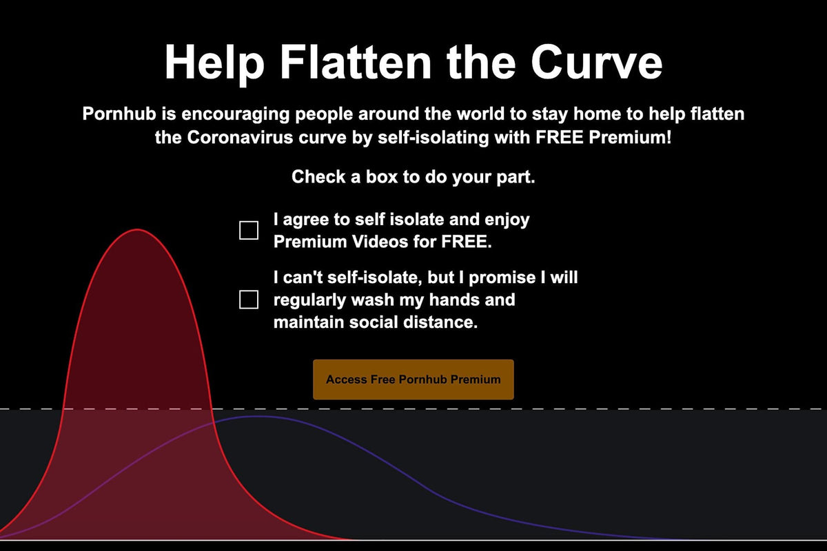 of course PornHub is getting in on the self-isolation game