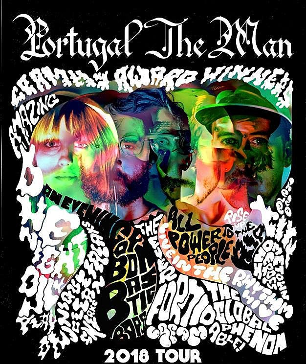 Portugal. The Man tour: Red Rocks w/ Oh Sees, NYC w/ Topaz Jones, Lucius, more