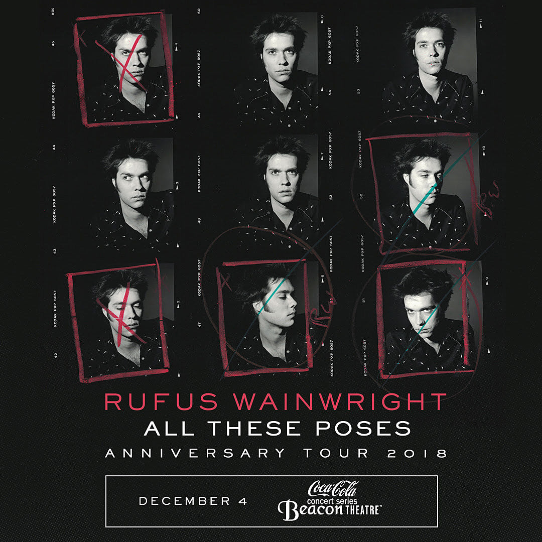 Rufus Wainwright @ Beacon Theatre on BrooklynVegan presale (password here)