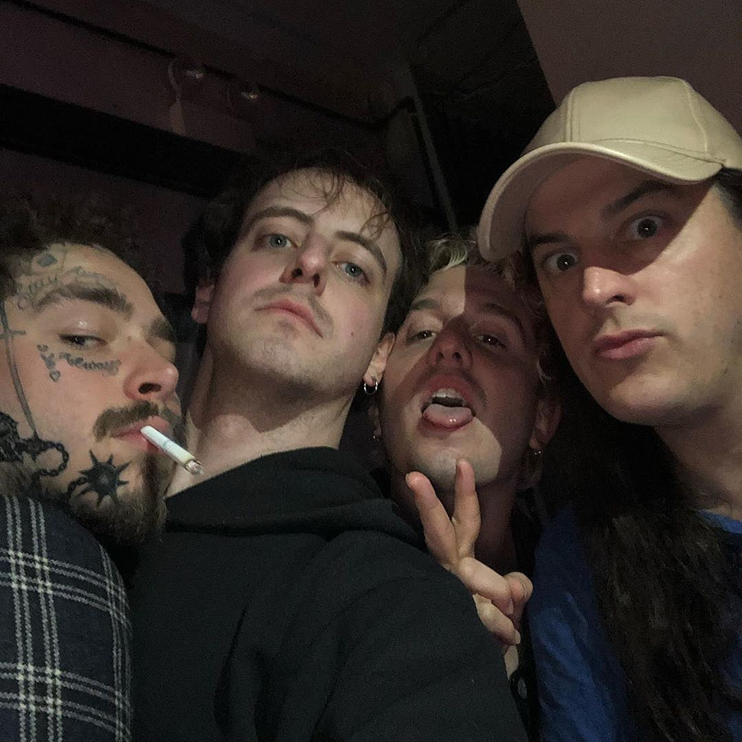 Post Malone hung with The Strokes, Mac Demarco & Beach Fossils, did Pantera karaoke in NY over New Year’s (watch)