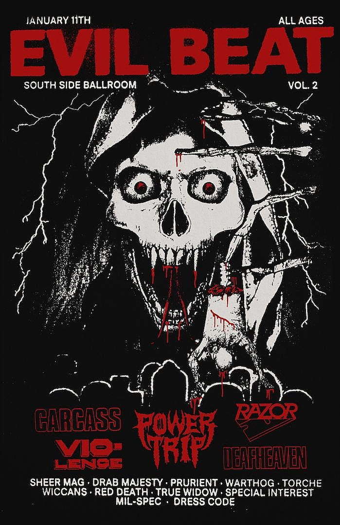 Power Trip announce ‘Evil Beat 2’ fest w/ Carcass, Vio-lence, Razor, Deafheaven, more