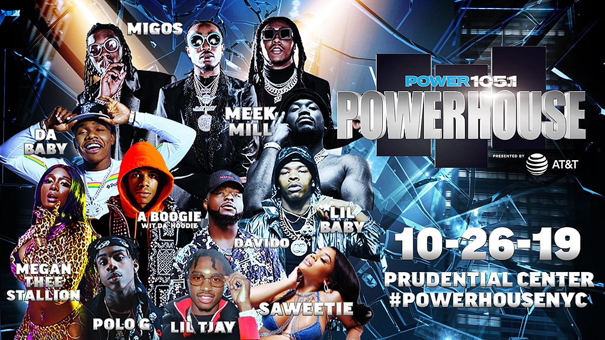 Migos, Meek Mill, Lil Baby & more playing Power 105.1’s 2019 Powerhouse