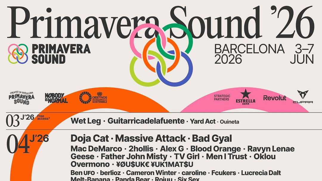 Primavera Sound announces 2026 lineup by day, adds Sudan Archives & TV Girl to replace Lola Young