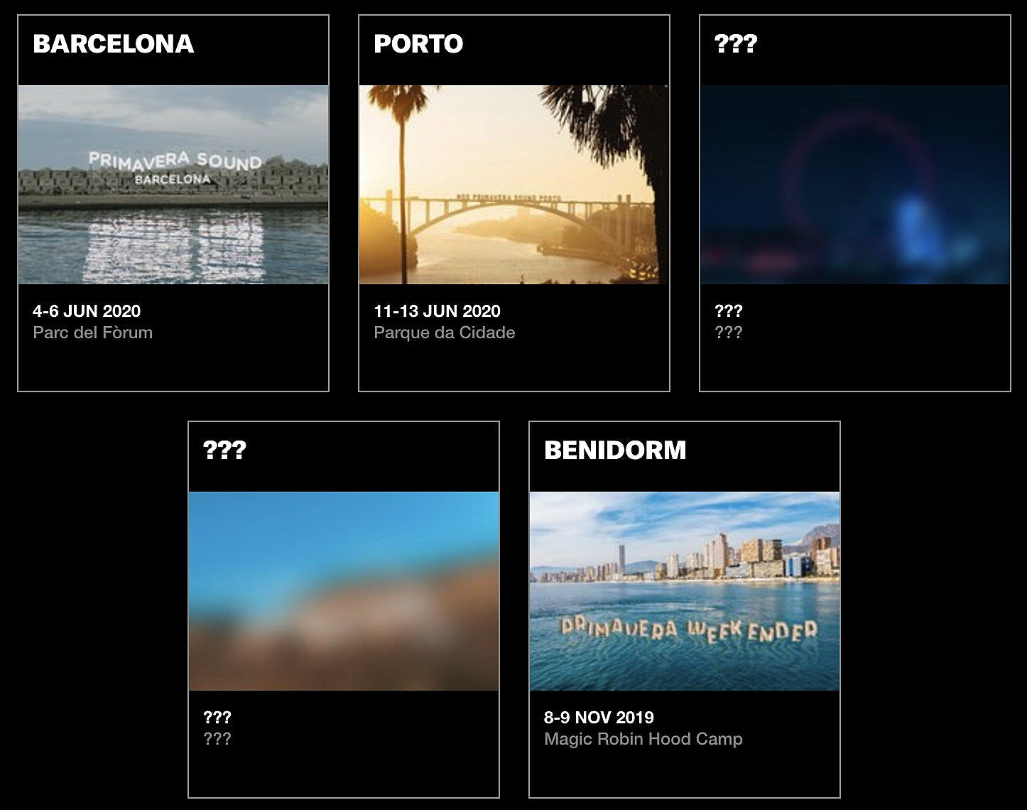 Primavera Sound teasing two new festivals for 2020 (London & L.A.?)