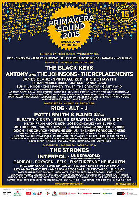 Primavera Sound 2015 lineup announced