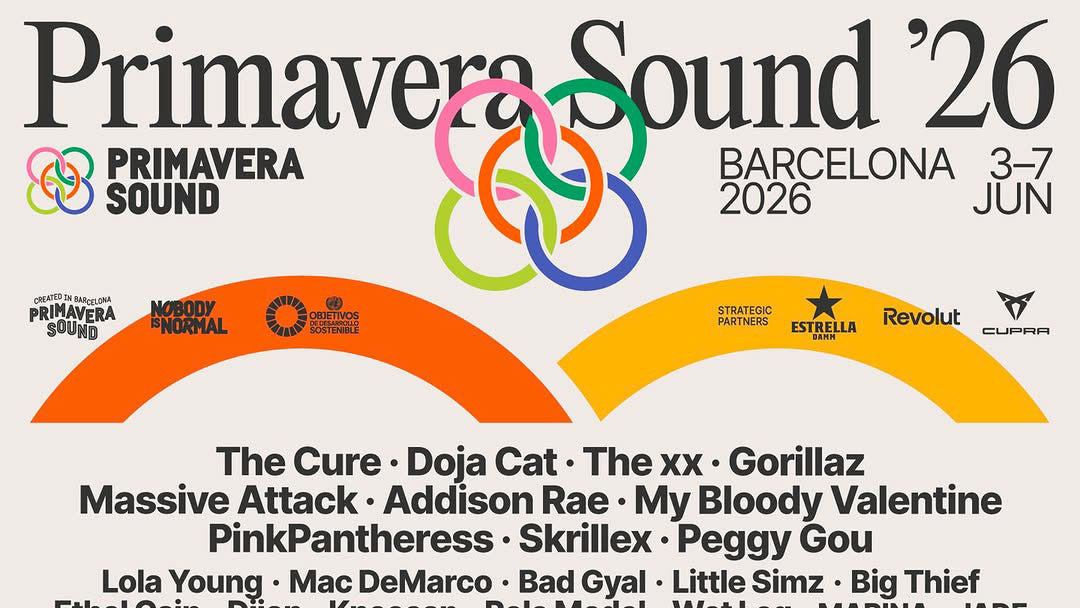 Primavera Sound 2026 lineup (The Cure, My Bloody Valentine, The xx, Gorillaz, Massive Attack, Doja Cat, more)
