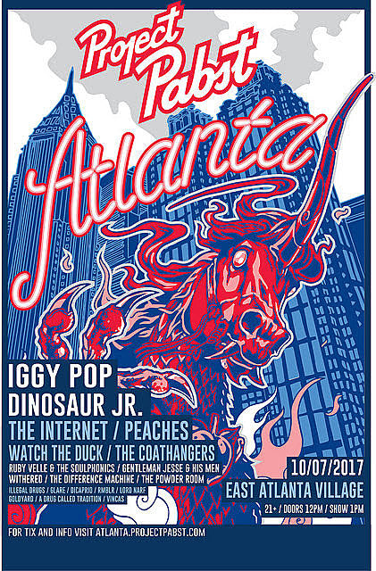 Iggy Pop, Dinosaur Jr, The Internet, Peaches & more playing Project Pabst ATL