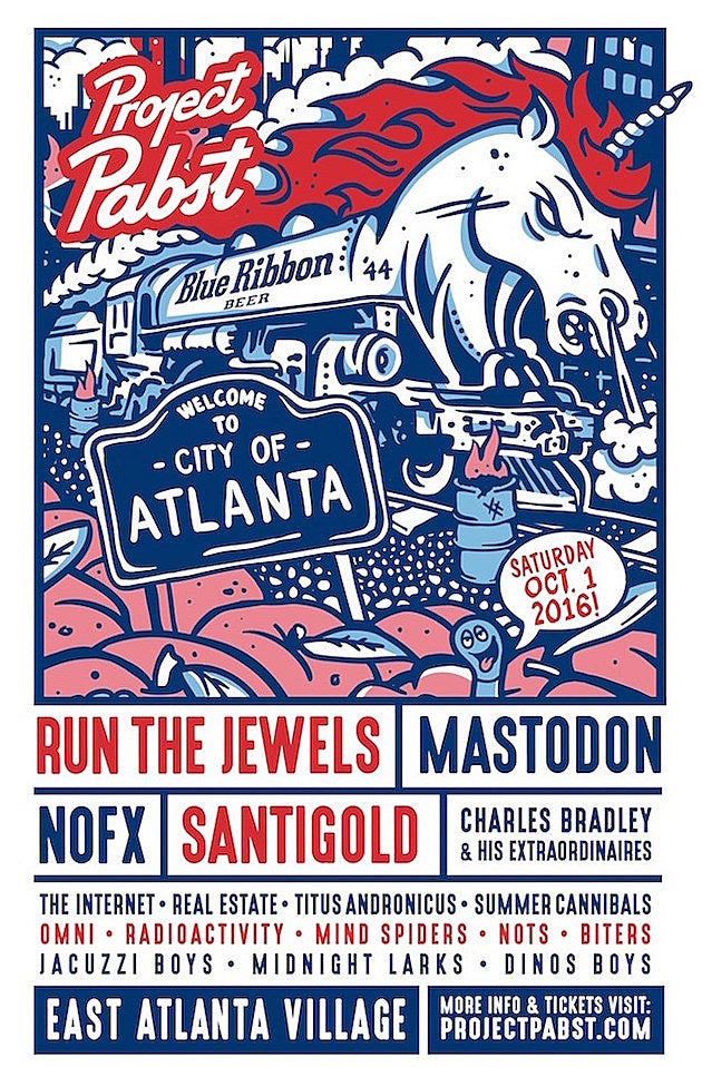 Run the Jewels, Mastodon, Santigold, NOFX & more playing Project Pabst Atlanta; Beck at Music Midtown