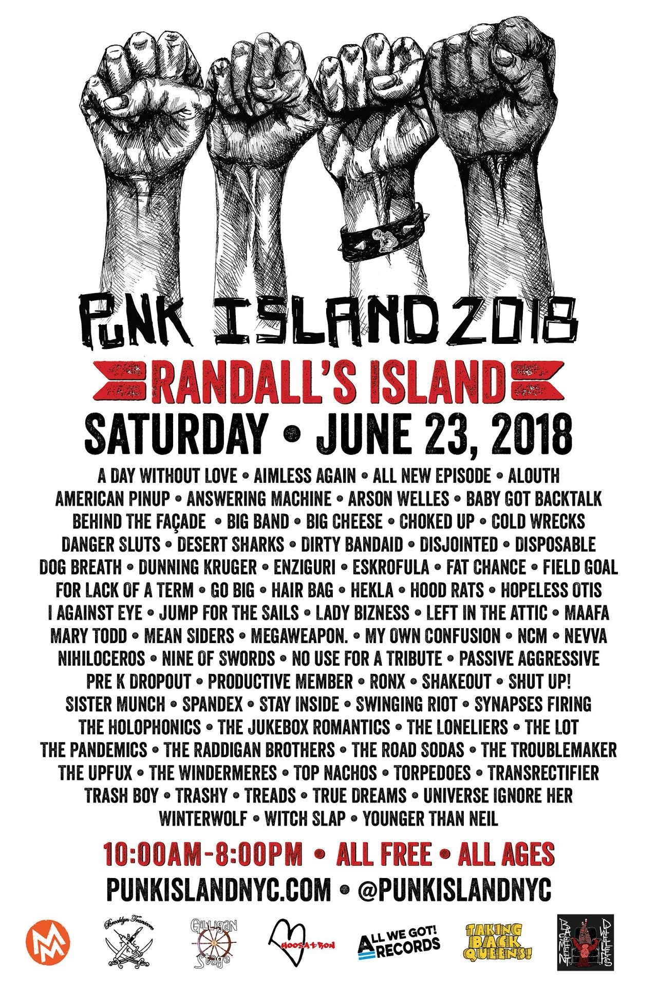Punk Island 2018 lineup