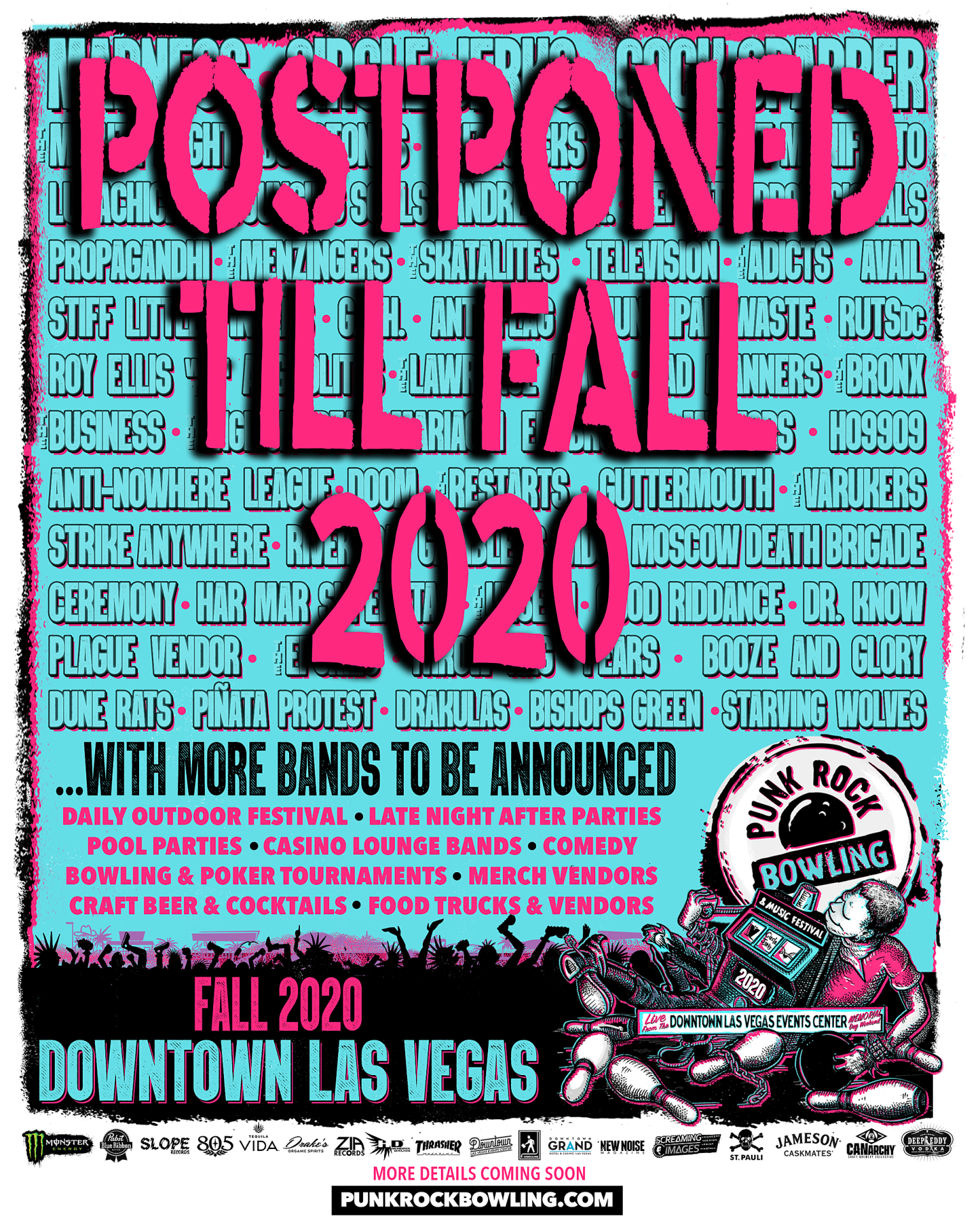 Punk Rock Bowling 2020 postponed amid coronavirus
