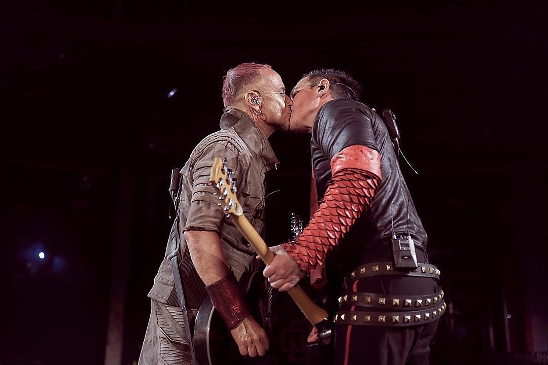 Rammstein protest Russia’s anti-LGBT law by kissing on stage in Moscow