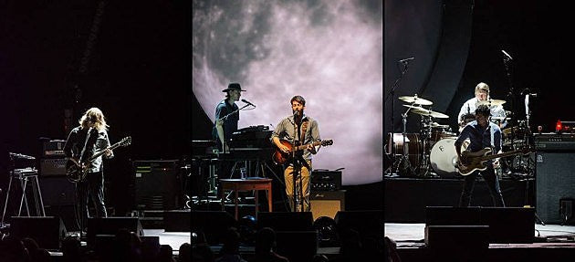 Carl Broemel played Prospect Park with Ray LaMontagne, playing a free NYC show TONIGHT