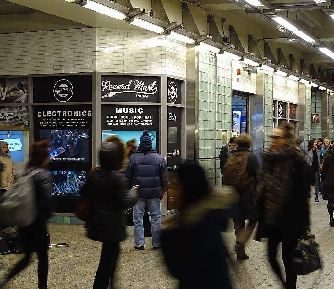 Record Mart, the record store inside Times Sq. subway station, has closed