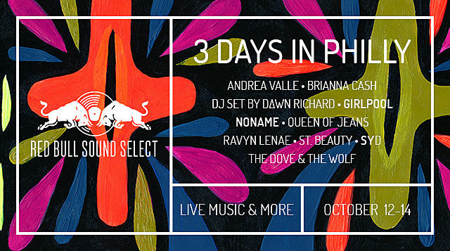 Red Bull throwing 3 Days In Philly with Girlpool, Noname, Syd & more