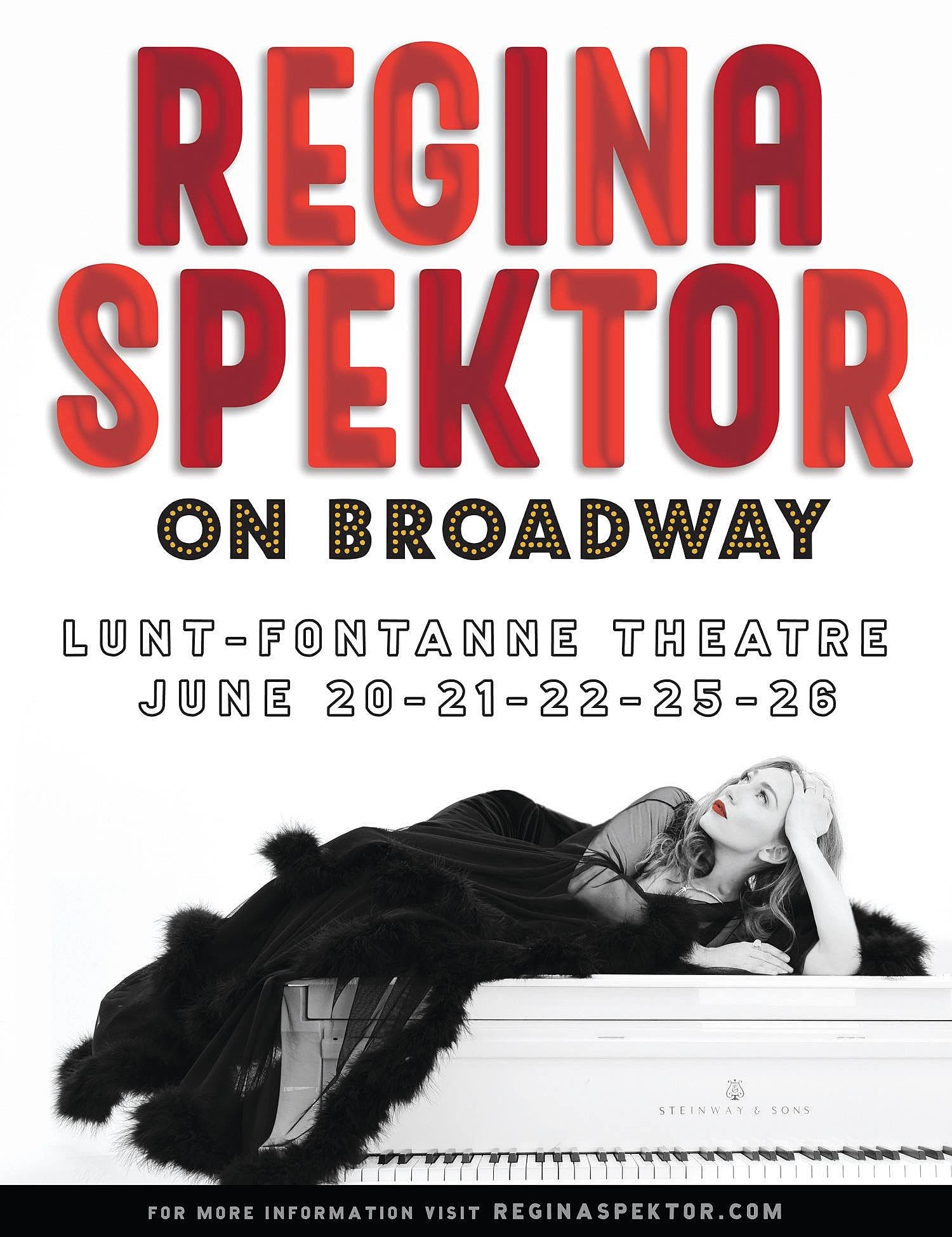 Regina Spektor announces Broadway residency (BrooklynVegan presale)