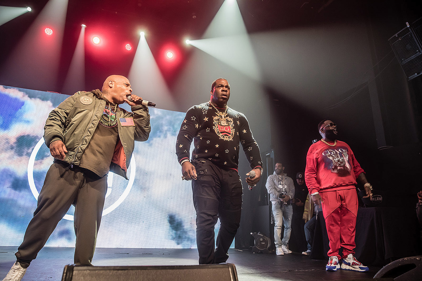 Rick Ross played 2 NYC shows w/ A$AP Ferg, Busta Rhymes, Jadakiss, more (pics, videos)