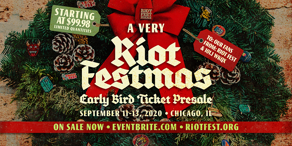 Riot Fest 2020 holiday presale starts this week