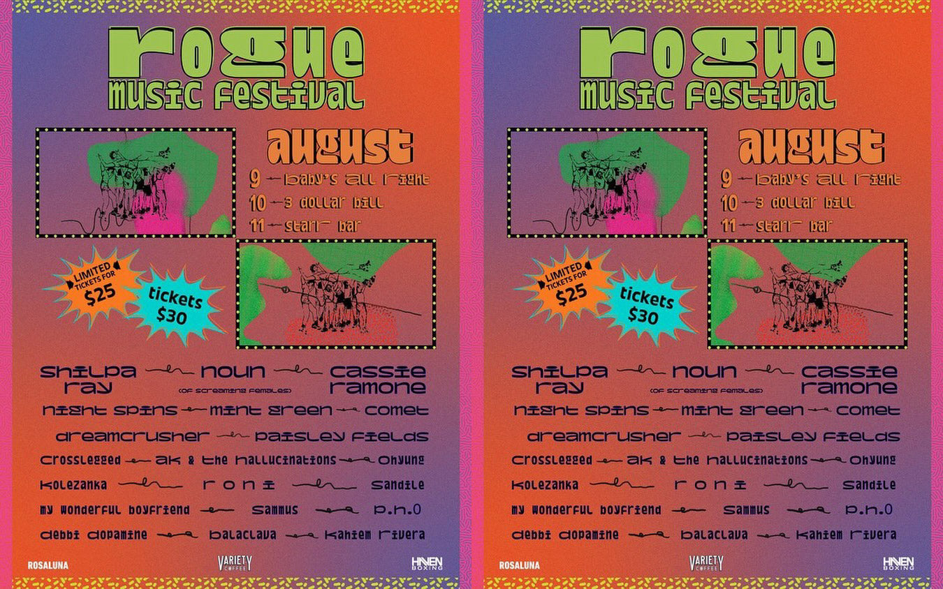 Noun, Cassie Ramone, Shilpa Ray & more playing Brooklyn’s Rogue Music Festival
