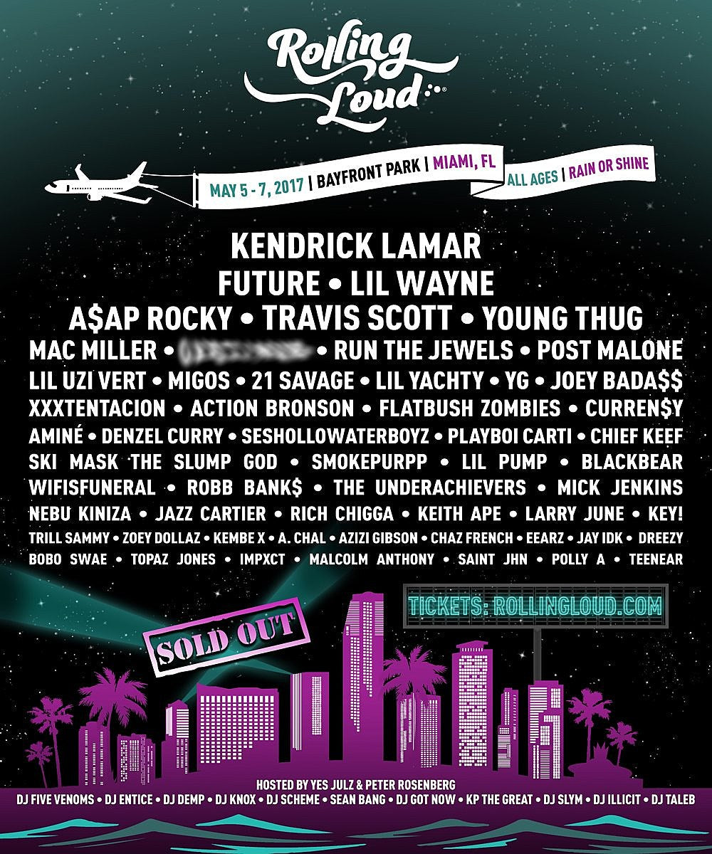Rolling Loud is this weekend ++ set times & lineup updates